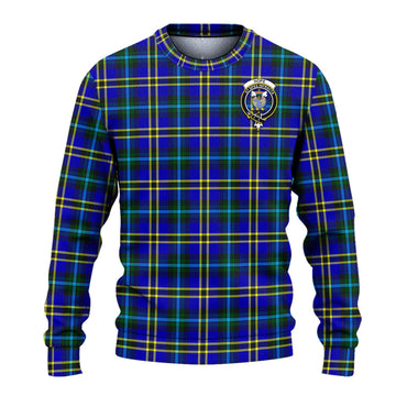 Hope Tartan Ugly Sweater with Family Crest