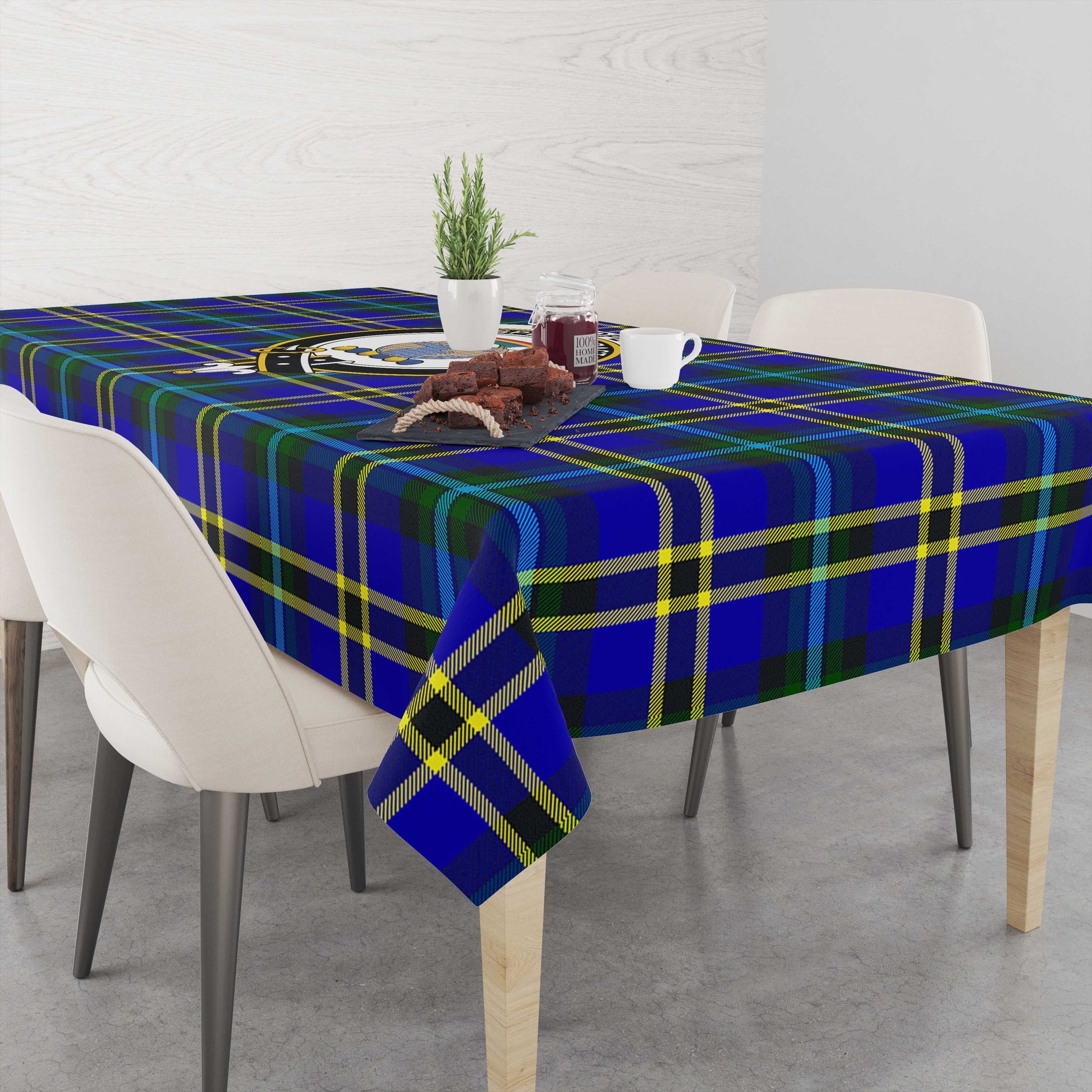 hope-modern-tatan-tablecloth-with-family-crest