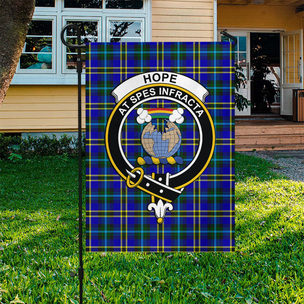 Hope Tartan Flag with Family Crest - Tartan Vibes Clothing