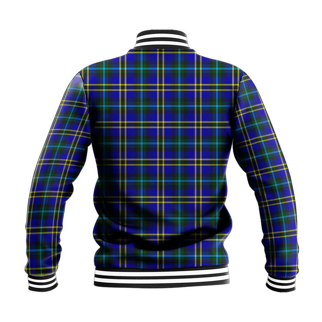 Hope Tartan Baseball Jacket with Family Crest - Tartan Vibes Clothing