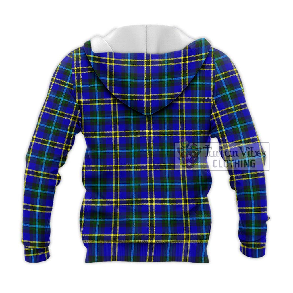 Hope Tartan Knitted Hoodie with Family Crest DNA In Me Style - Tartanvibesclothing Shop