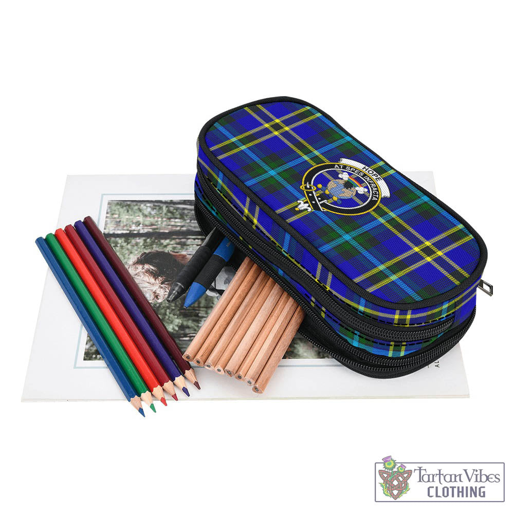 Tartan Vibes Clothing Hope Modern Tartan Pen and Pencil Case with Family Crest