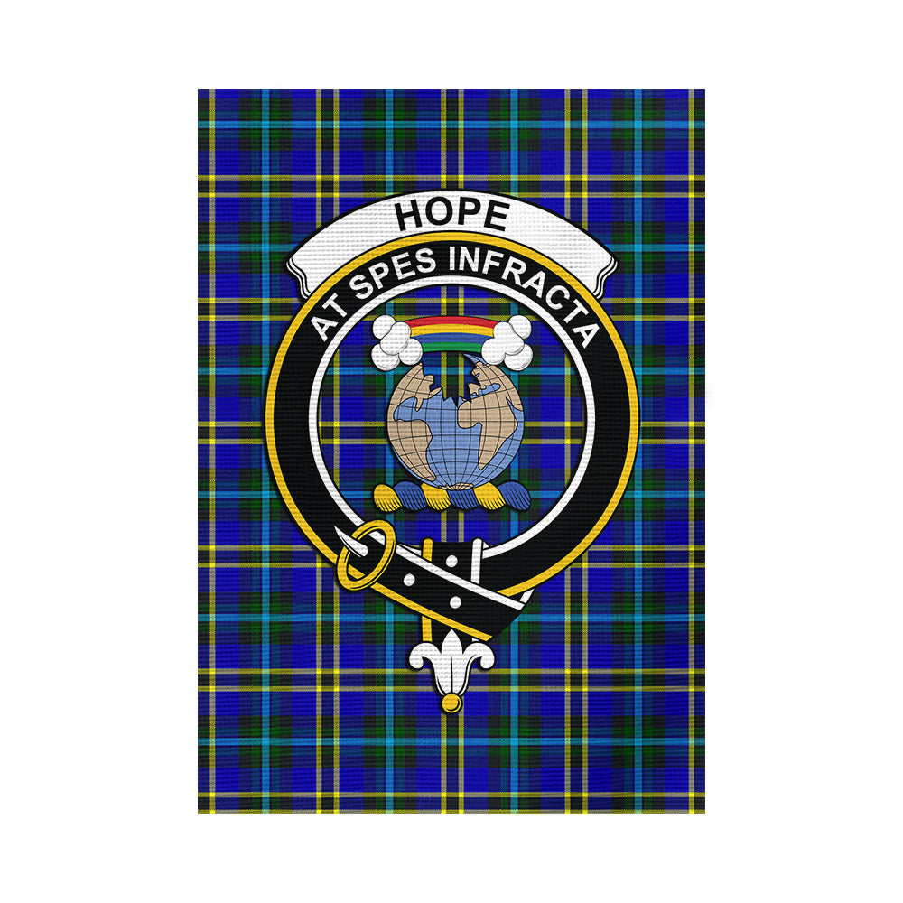 Hope Tartan Flag with Family Crest - Tartan Vibes Clothing