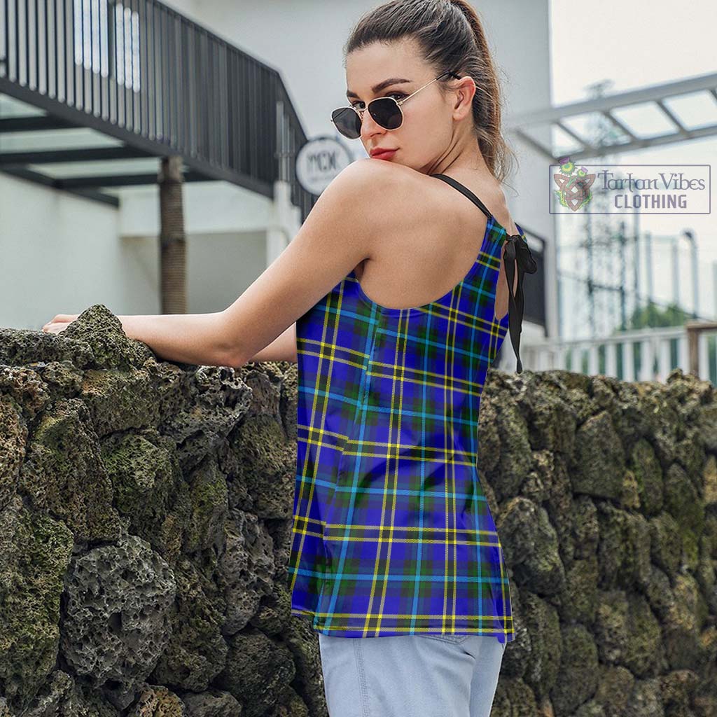 Tartan Vibes Clothing Hope Modern Tartan Loose Halter Neck Camisole