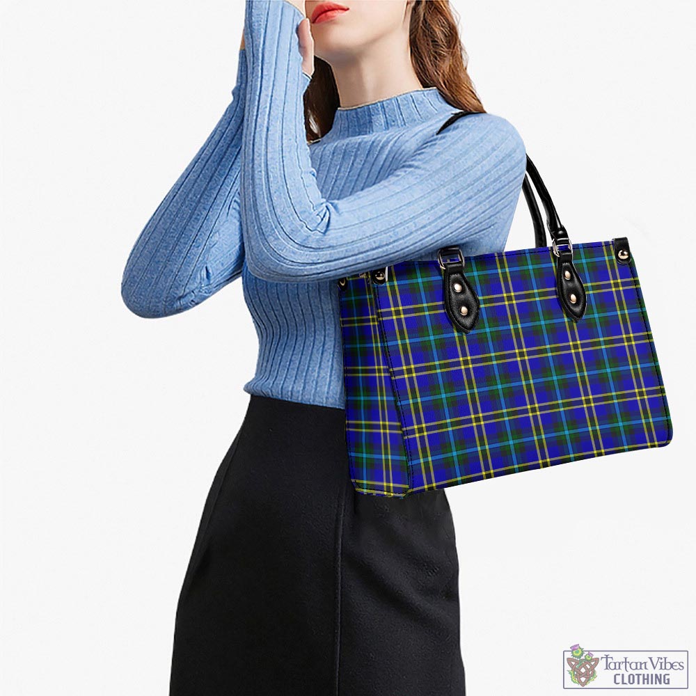 Tartan Vibes Clothing Hope Modern Tartan Luxury Leather Handbags