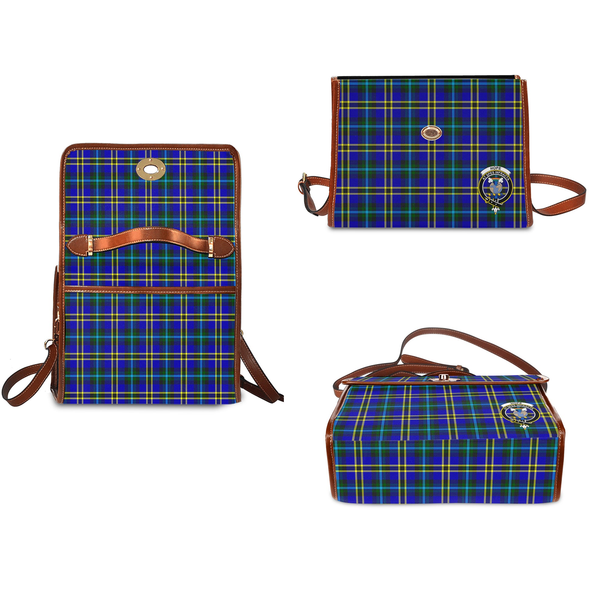 hope-modern-tartan-leather-strap-waterproof-canvas-bag-with-family-crest