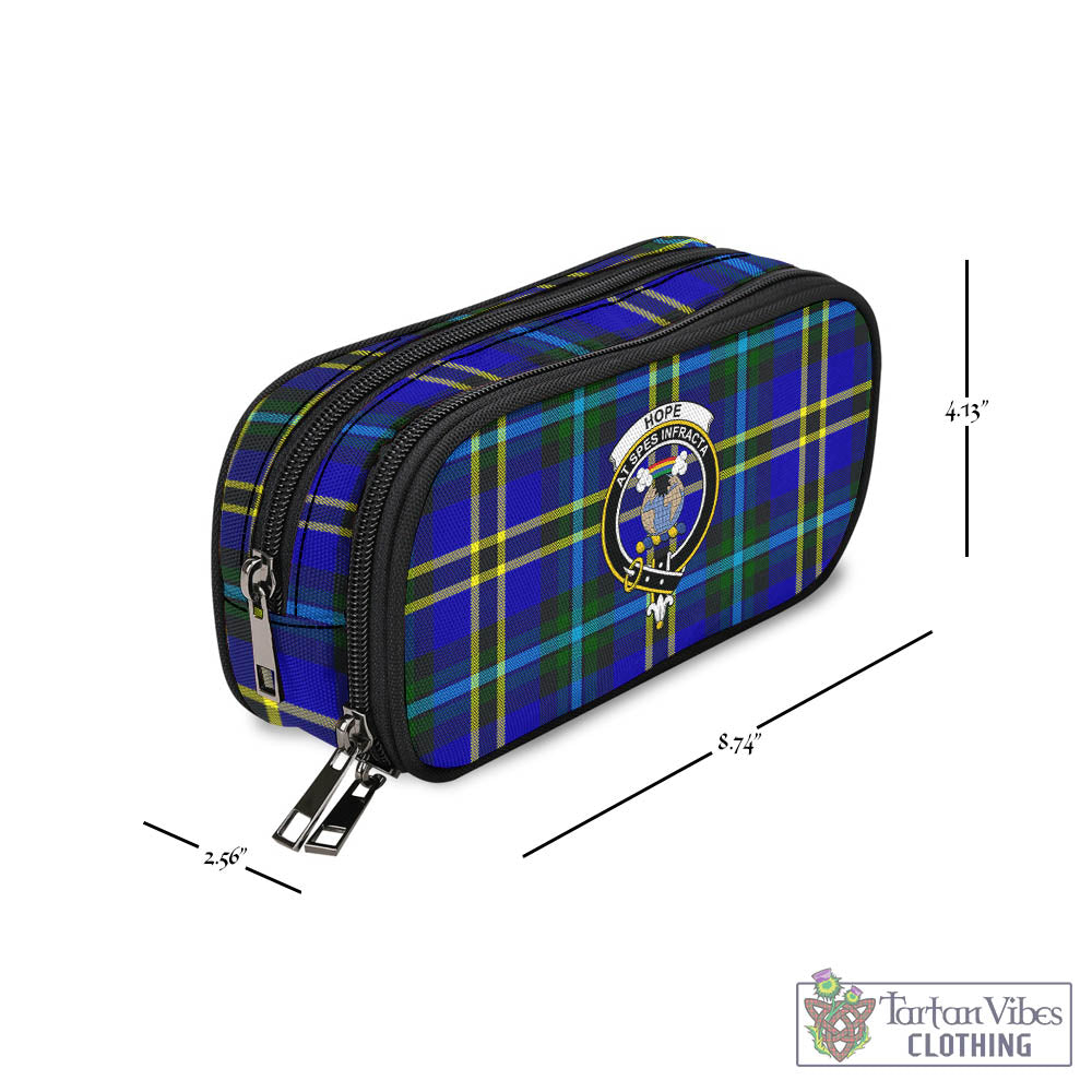 Tartan Vibes Clothing Hope Modern Tartan Pen and Pencil Case with Family Crest