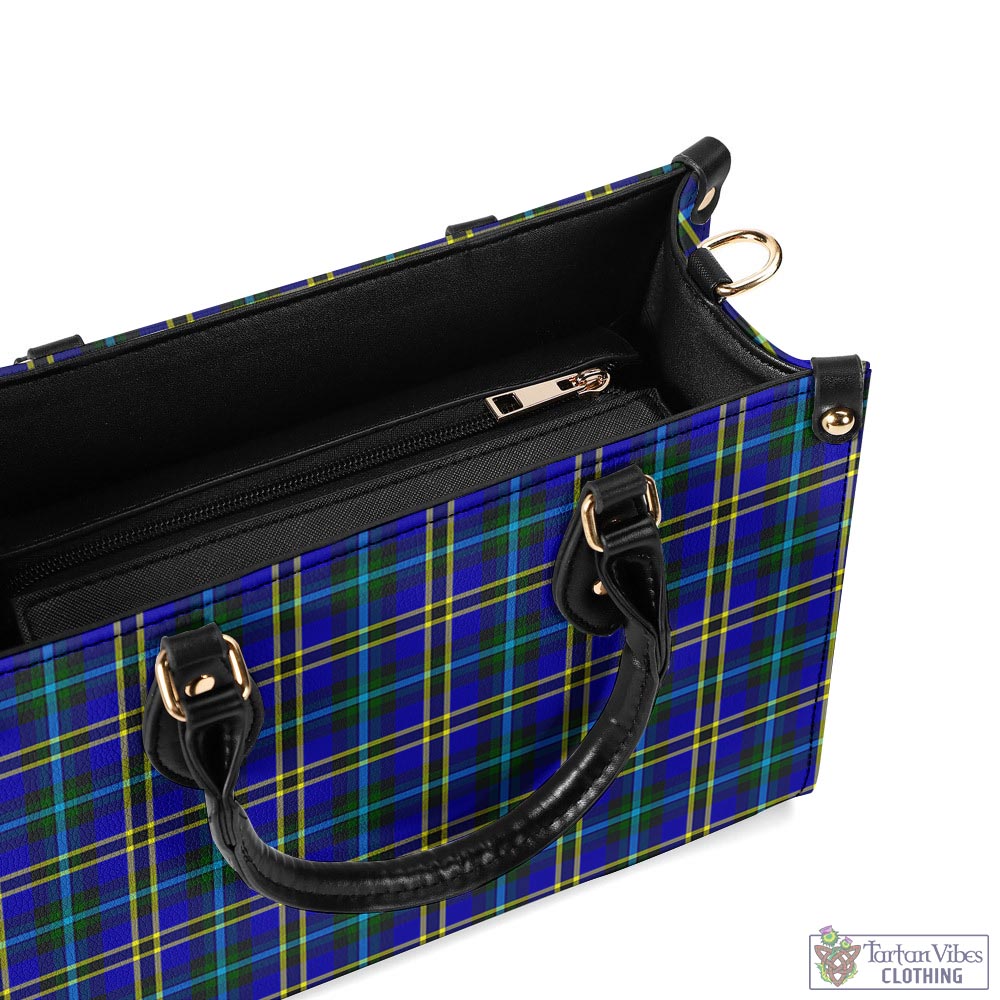 Tartan Vibes Clothing Hope Modern Tartan Luxury Leather Handbags