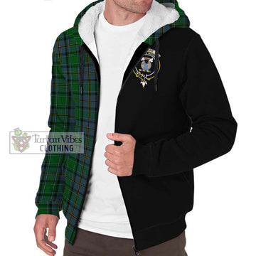 Hope Vere Tartan Sherpa Hoodie with Family Crest and Half Of Me Style