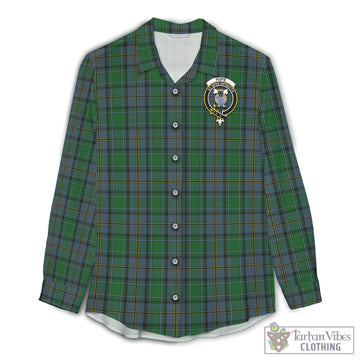 Hope Vere Tartan Women's Casual Shirt with Family Crest