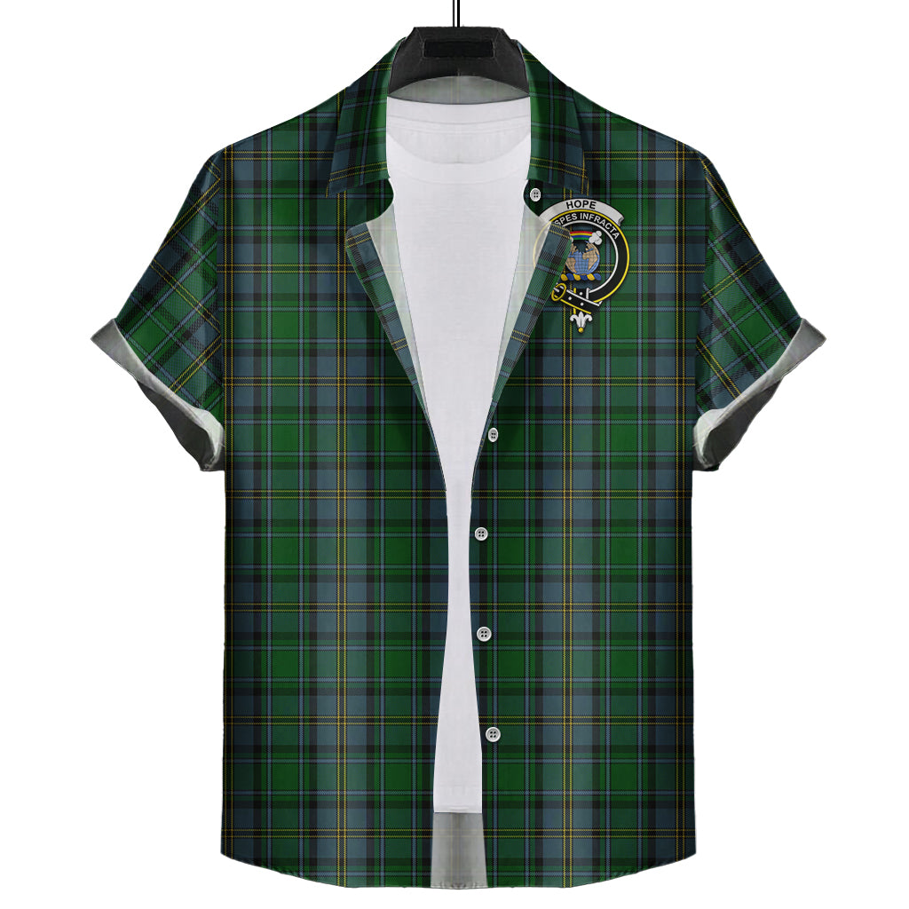 hope-vere-tartan-short-sleeve-button-down-shirt-with-family-crest