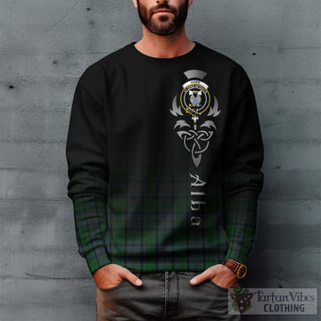 Hope Vere Tartan Sweatshirt Featuring Alba Gu Brath Family Crest Celtic Inspired