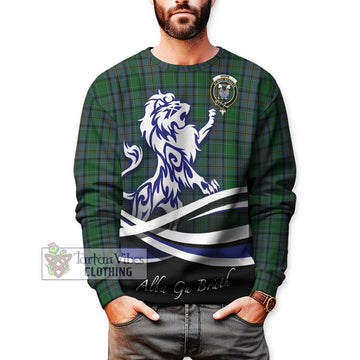 Hope Vere Tartan Sweatshirt with Alba Gu Brath Regal Lion Emblem