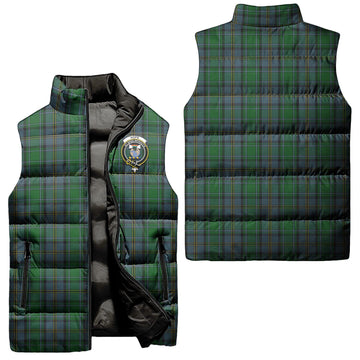 Hope Vere Tartan Sleeveless Puffer Jacket with Family Crest