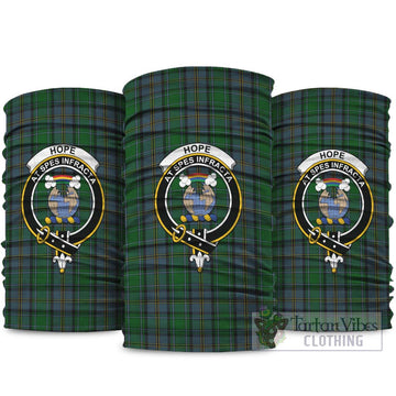 Hope Vere Tartan Neck Gaiters, Tartan Bandanas, Tartan Head Band with Family Crest