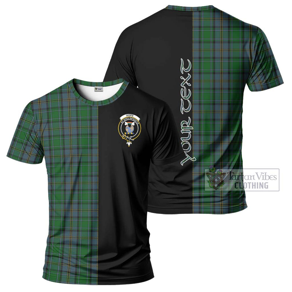 Hope Vere Tartan T-Shirt with Family Crest and Half Of Me Style Kid's Shirt - Tartanvibesclothing Shop