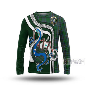 Hope Vere Tartan Long Sleeve T-Shirt with Epic Bagpipe Style