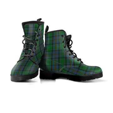 Hope Vere Tartan Leather Boots