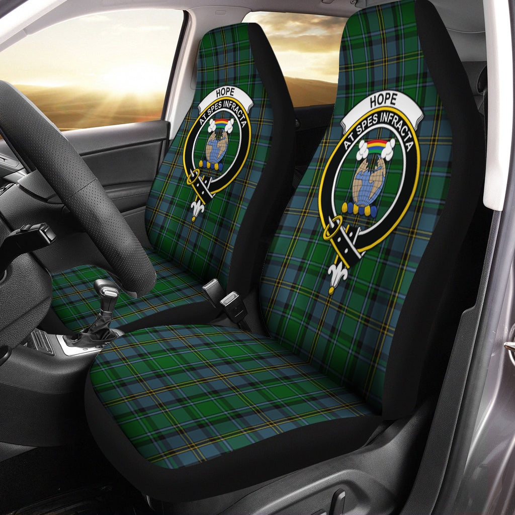 Hope Vere Tartan Car Seat Cover with Family Crest One Size - Tartanvibesclothing