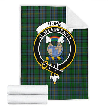 Hope Vere Tartan Blanket with Family Crest