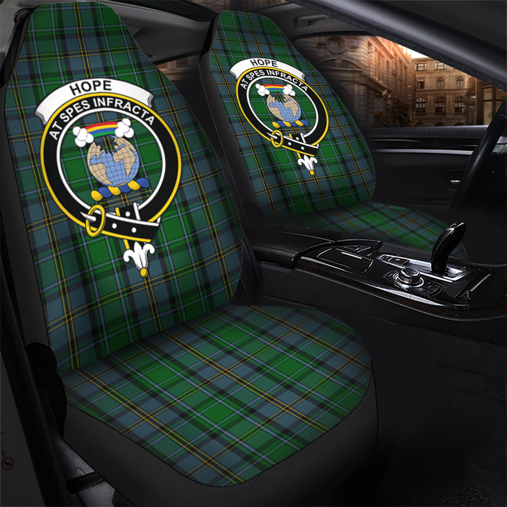 Hope Vere Tartan Car Seat Cover with Family Crest - Tartanvibesclothing