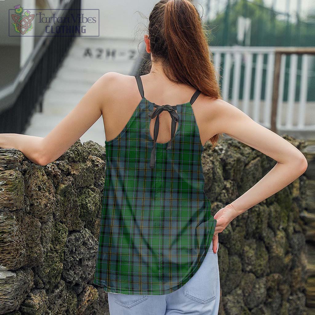 Tartan Vibes Clothing Hope Vere Tartan Loose Halter Neck Camisole