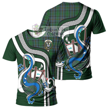 Hope Vere Tartan T-Shirt with Epic Bagpipe Style