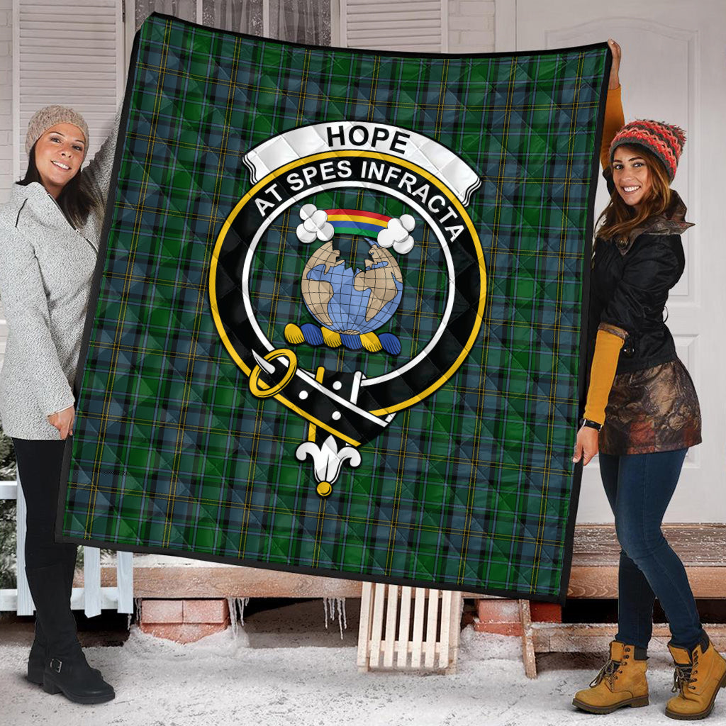 hope-vere-tartan-quilt-with-family-crest