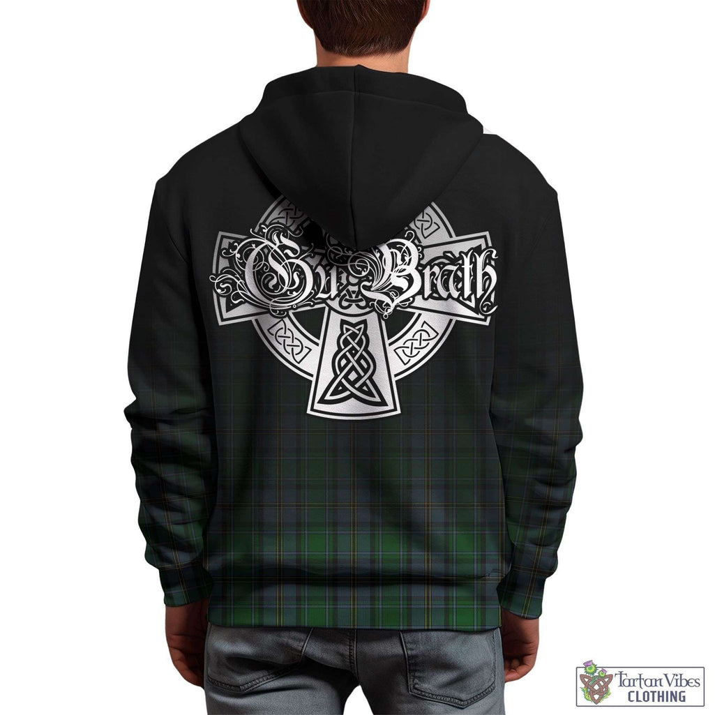 Tartan Vibes Clothing Hope Vere Tartan Hoodie Featuring Alba Gu Brath Family Crest Celtic Inspired