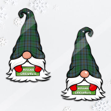 Hope Vere Gnome Christmas Ornament with His Tartan Christmas Hat