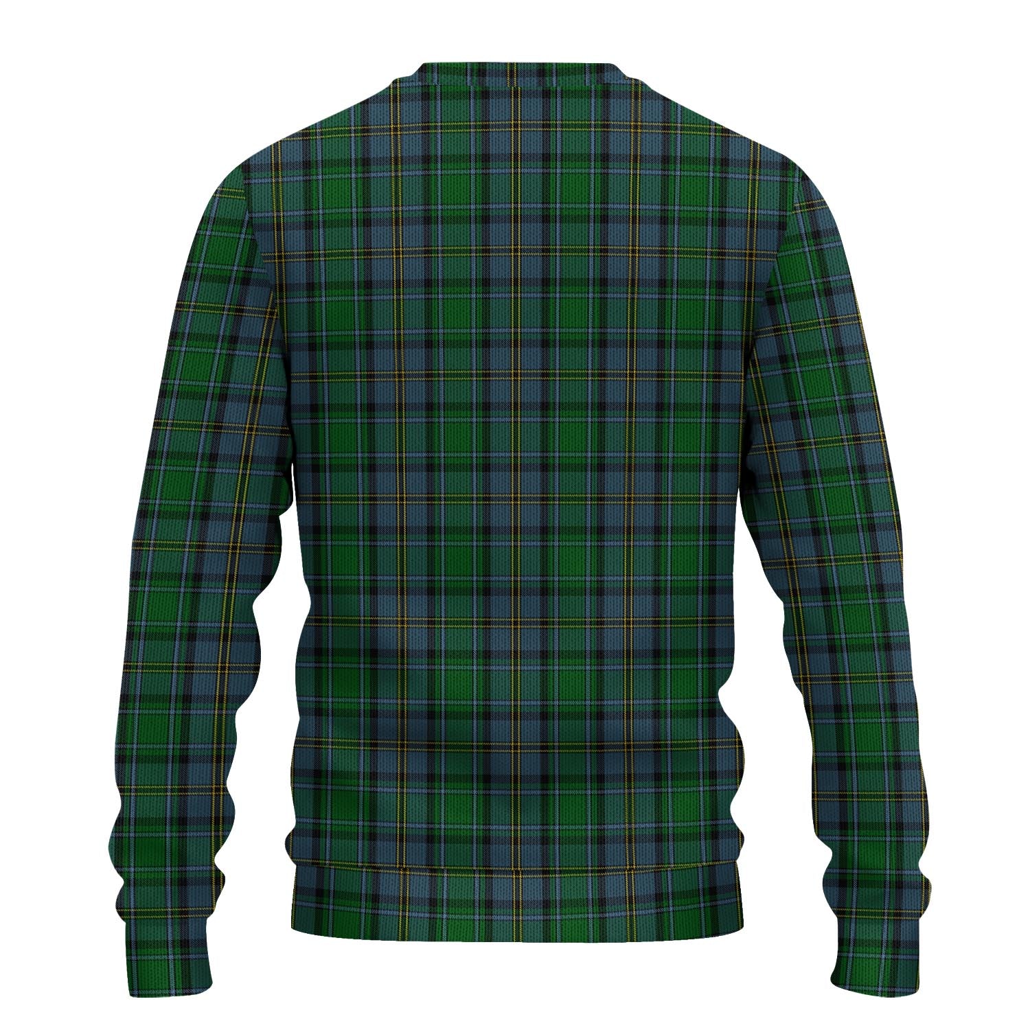 Hope Vere Tartan Knitted Sweater with Family Crest - Tartanvibesclothing