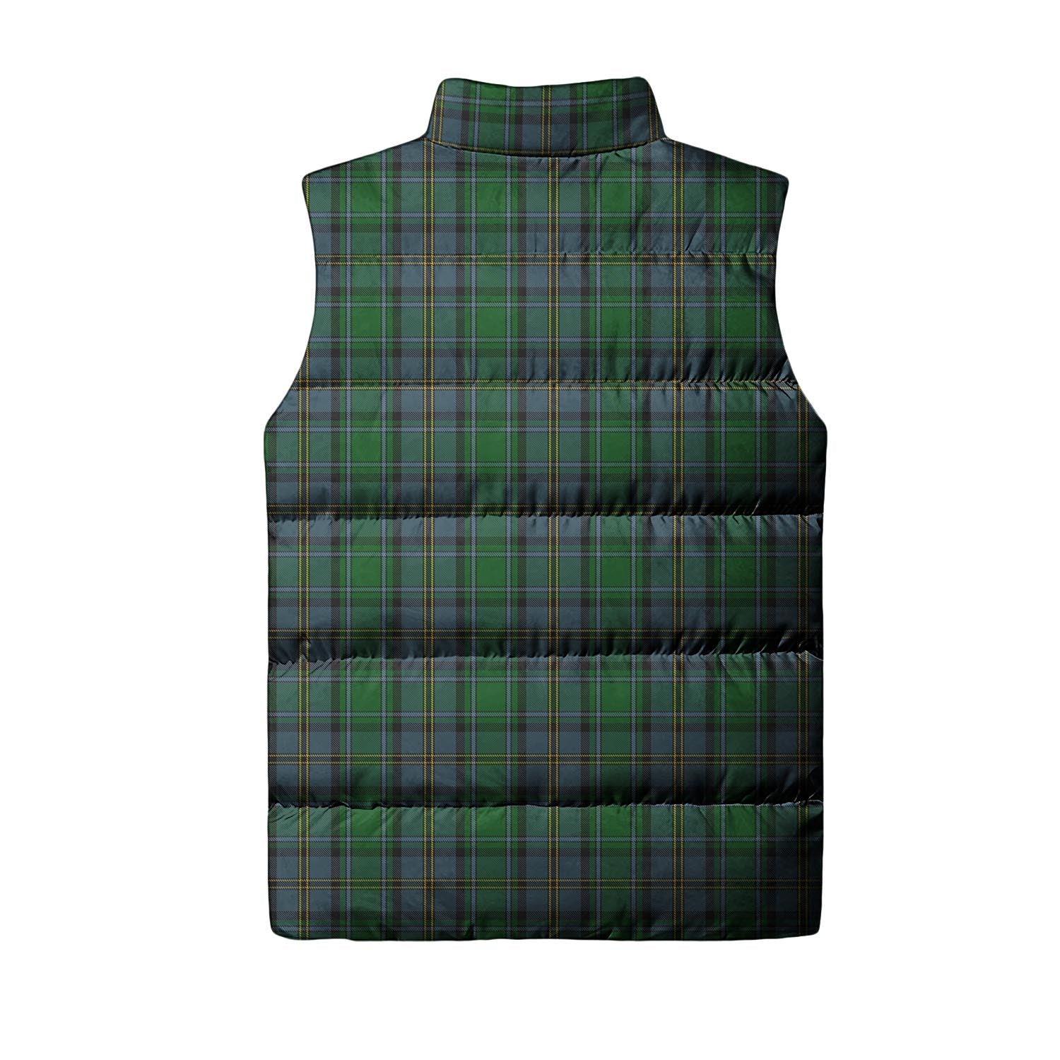 Hope Vere Tartan Sleeveless Puffer Jacket with Family Crest - Tartanvibesclothing