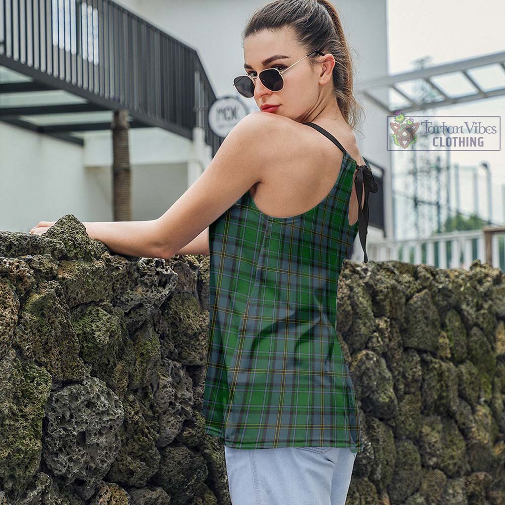 Tartan Vibes Clothing Hope Vere Tartan Loose Halter Neck Camisole