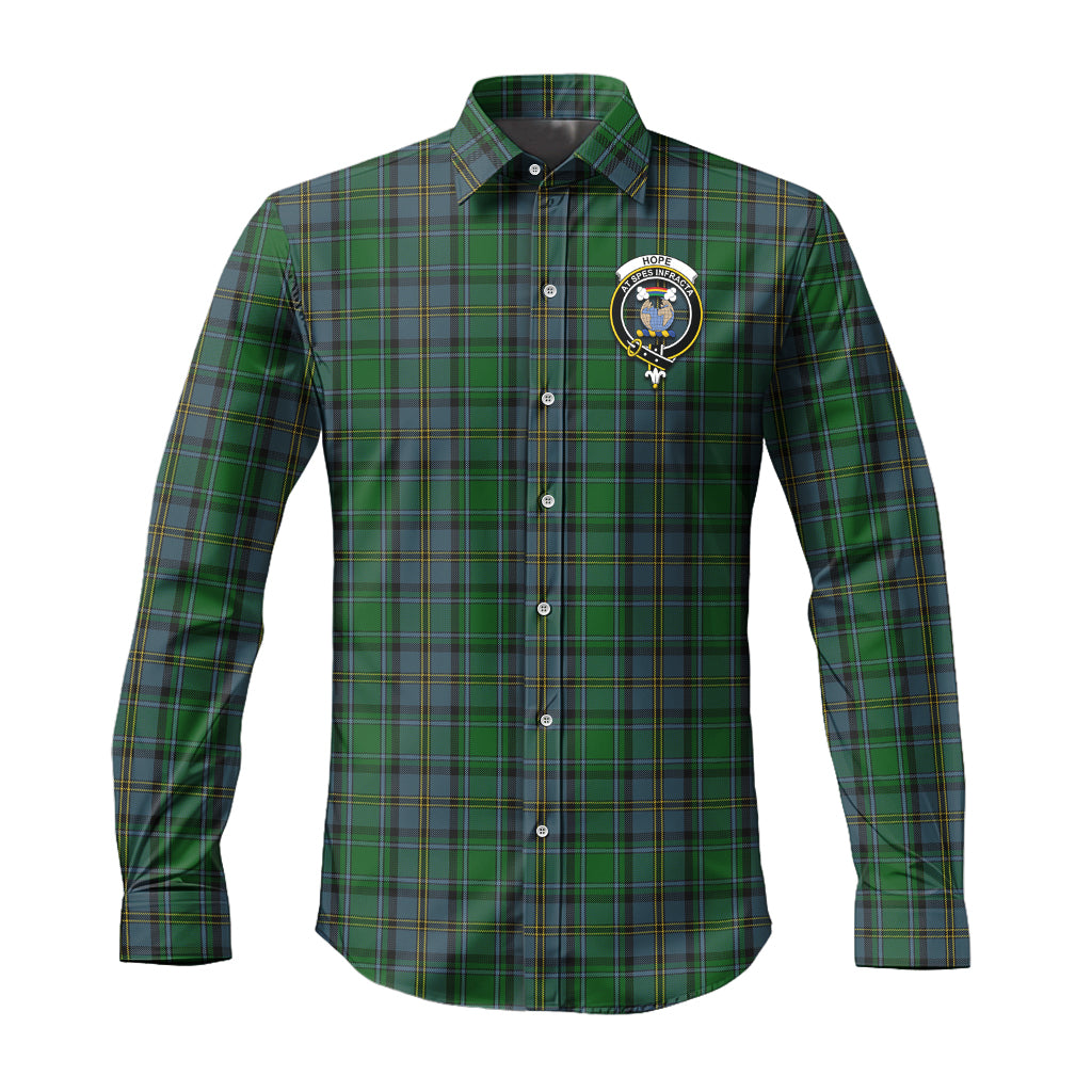 hope-vere-tartan-long-sleeve-button-up-shirt-with-family-crest