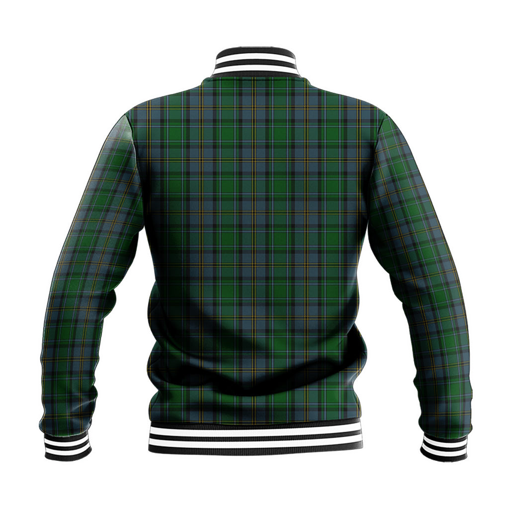 Hope Vere Tartan Baseball Jacket with Family Crest - Tartan Vibes Clothing