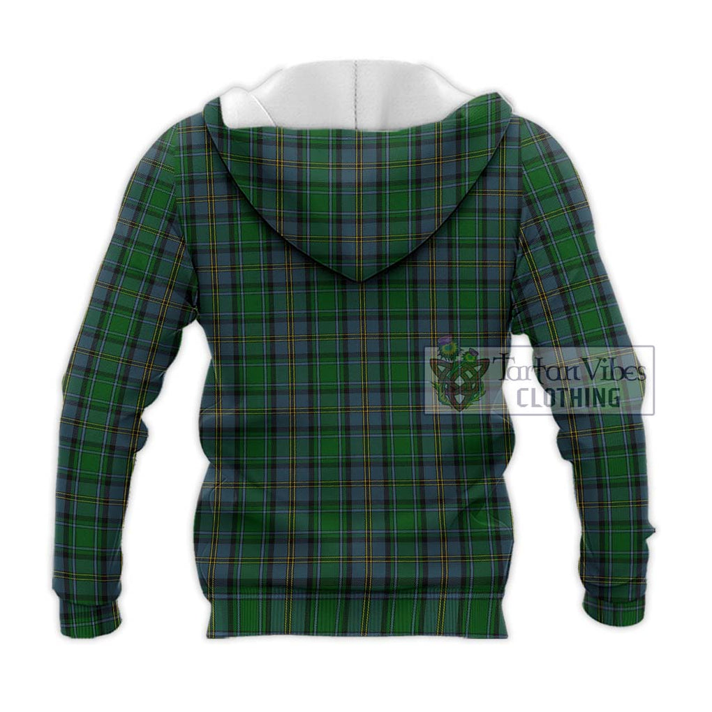 Hope Vere Tartan Knitted Hoodie with Family Crest DNA In Me Style - Tartanvibesclothing Shop