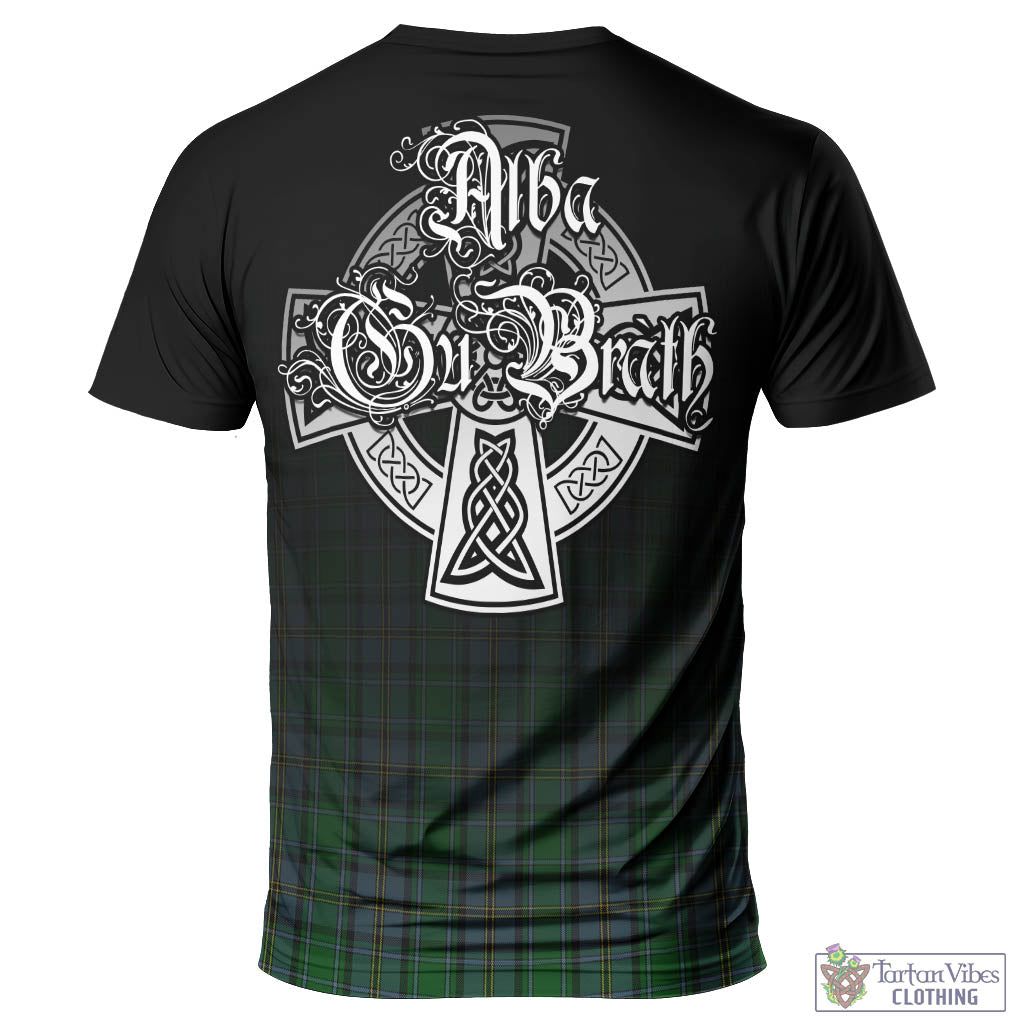 Tartan Vibes Clothing Hope Vere Tartan T-Shirt Featuring Alba Gu Brath Family Crest Celtic Inspired