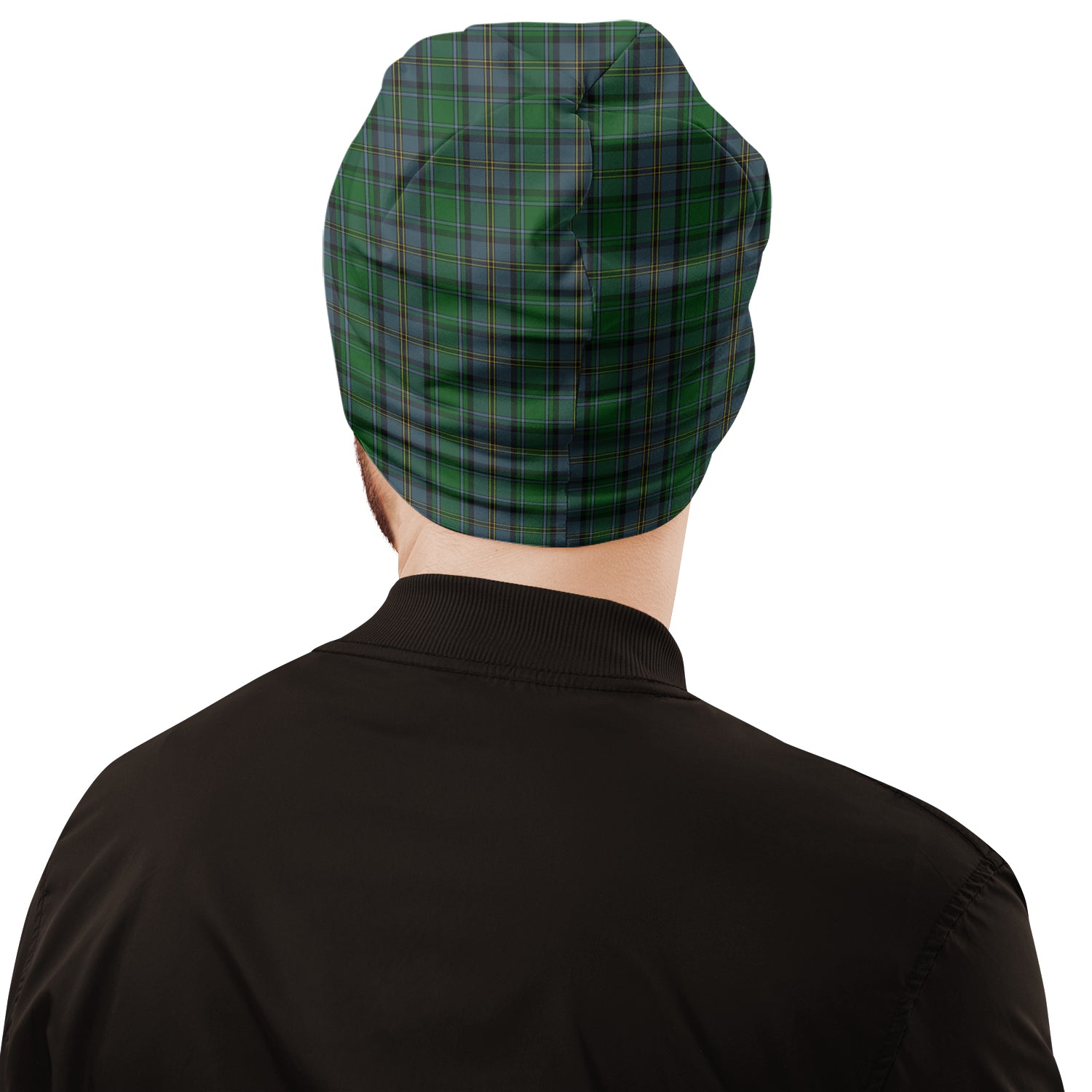 Hope Vere Tartan Beanies Hat with Family Crest - Tartan Vibes Clothing