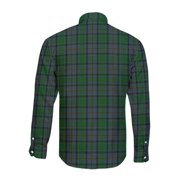 Hope Vere Tartan Long Sleeve Button Up Shirt with Family Crest