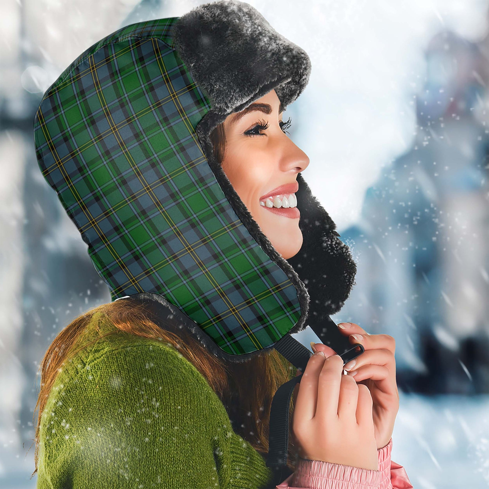 Hope Vere Tartan Winter Trapper Hat - Tartanvibesclothing