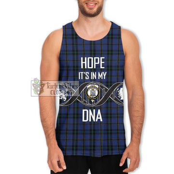 Hope (Vere - Weir) Tartan Men's Tank Top with Family Crest DNA In Me Style