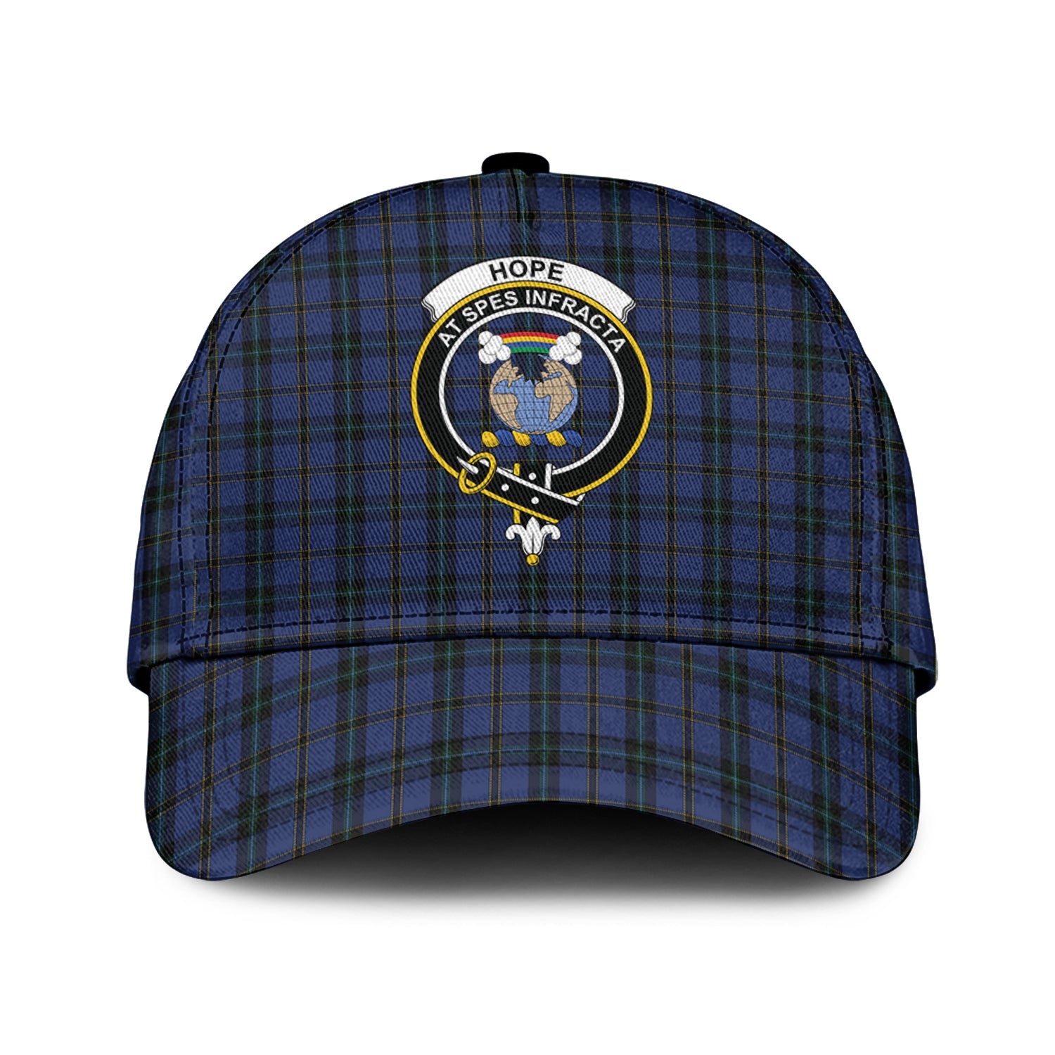 Hope (Vere-Weir) Tartan Classic Cap with Family Crest Classic Cap Universal Fit - Tartan Vibes Clothing