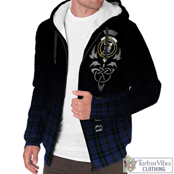 Hope (Vere-Weir) Tartan Sherpa Hoodie Featuring Alba Gu Brath Family Crest Celtic Inspired