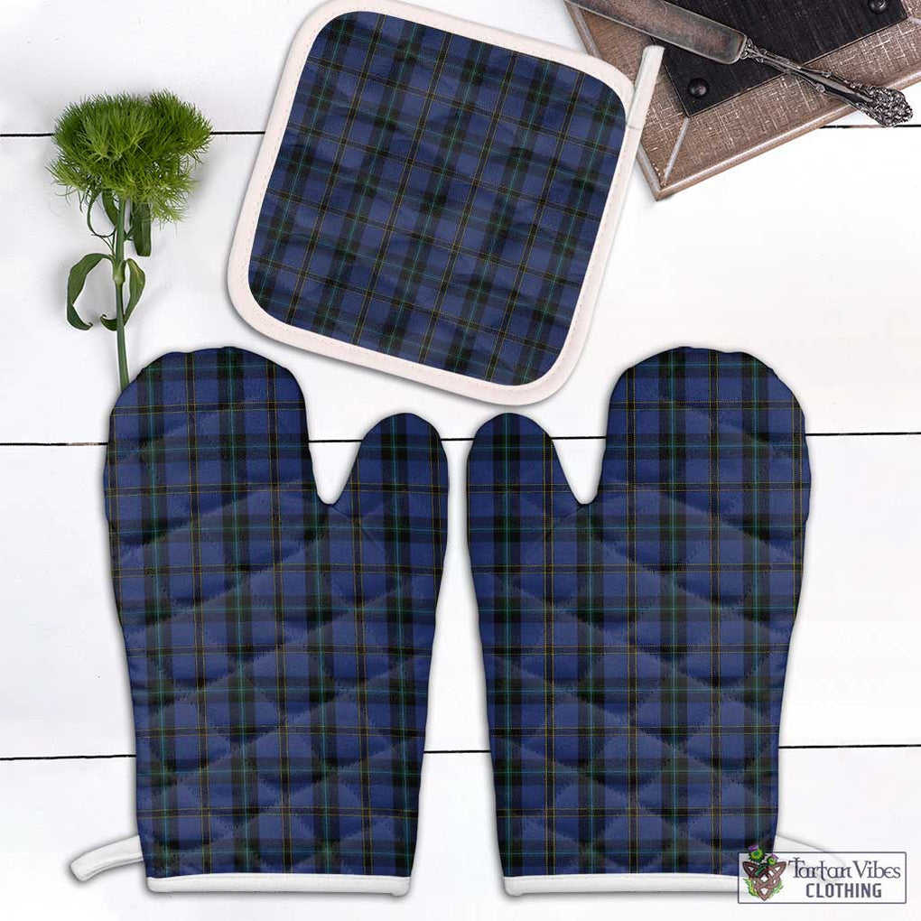 Hope (Vere-Weir) Tartan Combo Oven Mitt & Pot-Holder Combo 1 Oven Mitt & 1 Pot-Holder White - Tartan Vibes Clothing