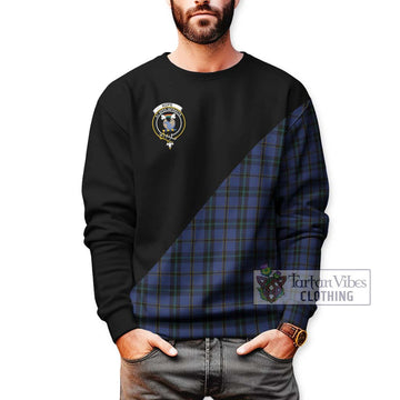 Hope (Vere - Weir) Tartan Sweatshirt with Family Crest and Military Logo Style