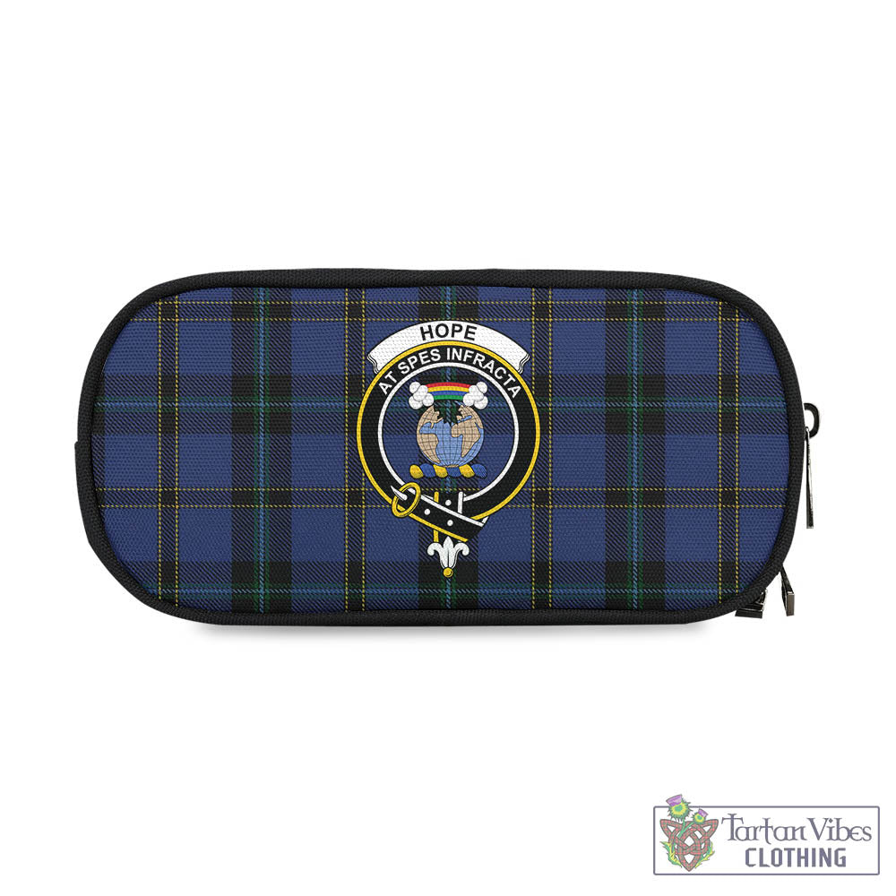 Tartan Vibes Clothing Hope (Vere-Weir) Tartan Pen and Pencil Case with Family Crest