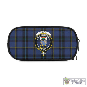 Hope (Vere-Weir) Tartan Pen and Pencil Case with Family Crest