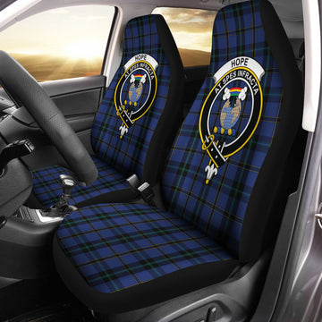 Hope (Vere-Weir) Tartan Car Seat Cover with Family Crest