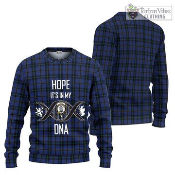 Hope (Vere - Weir) Tartan Ugly Sweater with Family Crest DNA In Me Style