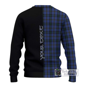 Hope (Vere - Weir) Tartan Ugly Sweater with Family Crest and Half Of Me Style